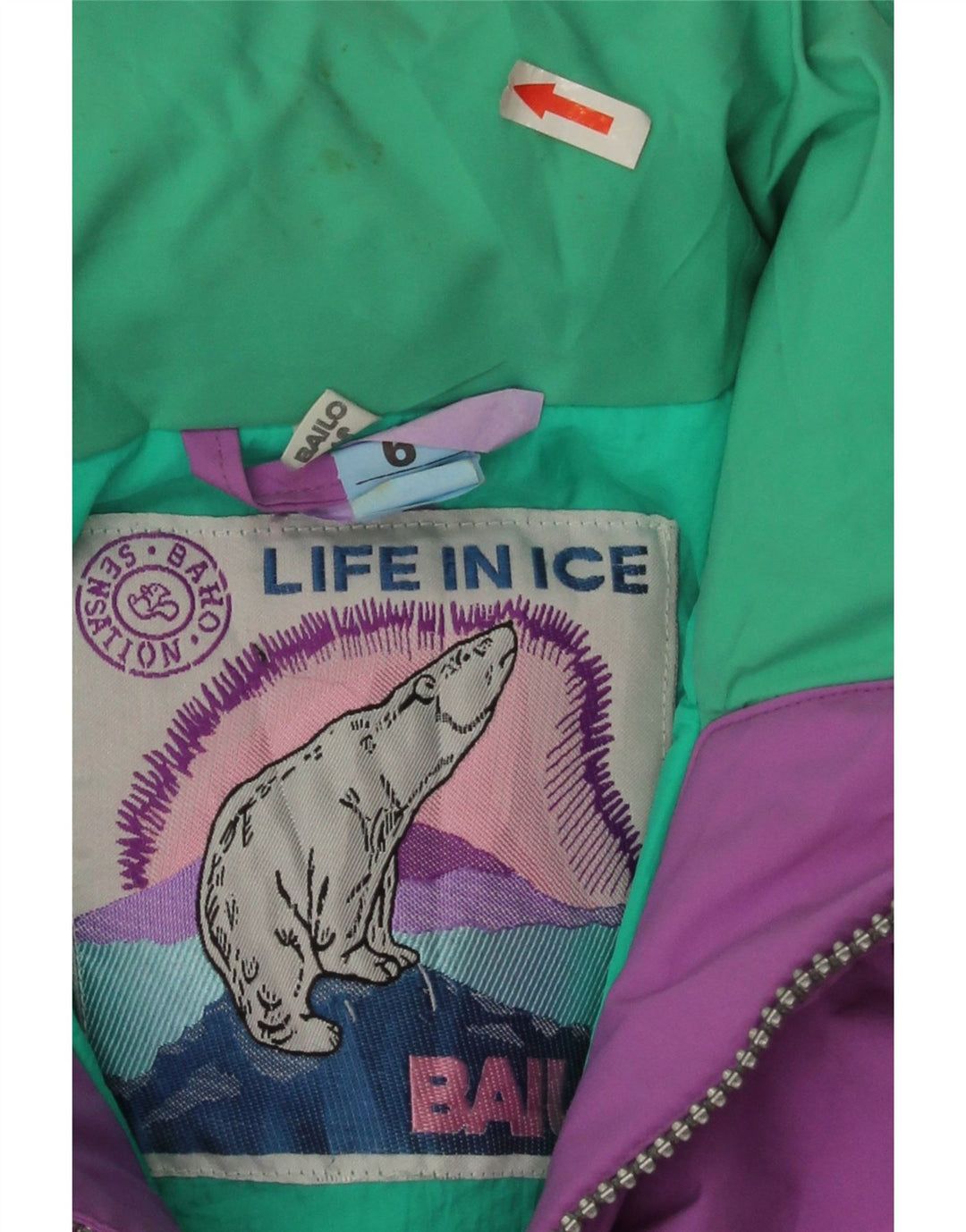 Bailo Chaqueta de esquí impermeable Gore-Tex para mujer IT 46 Large Pink Colourblock