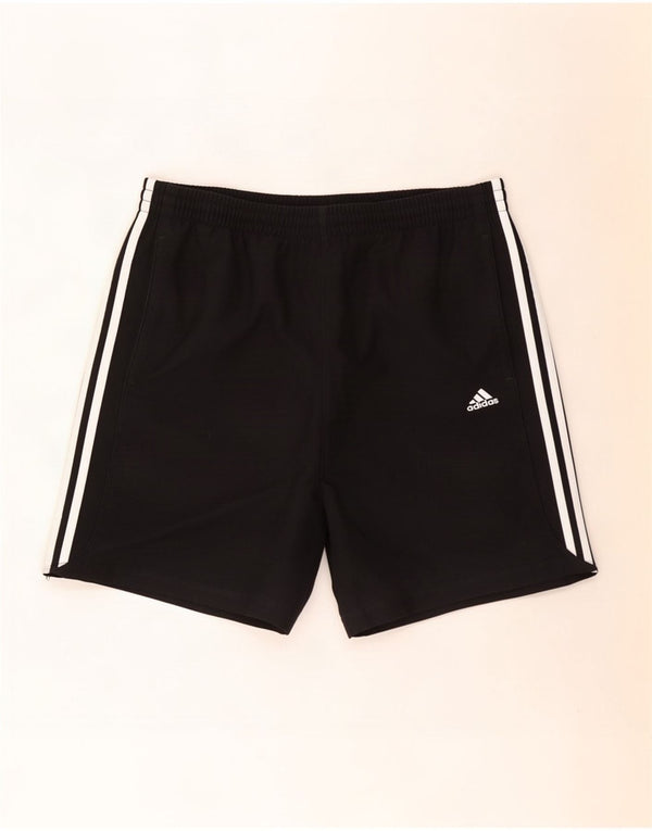 Adidas Mens Climalite Sport Shorts Grande Negro Poliéster