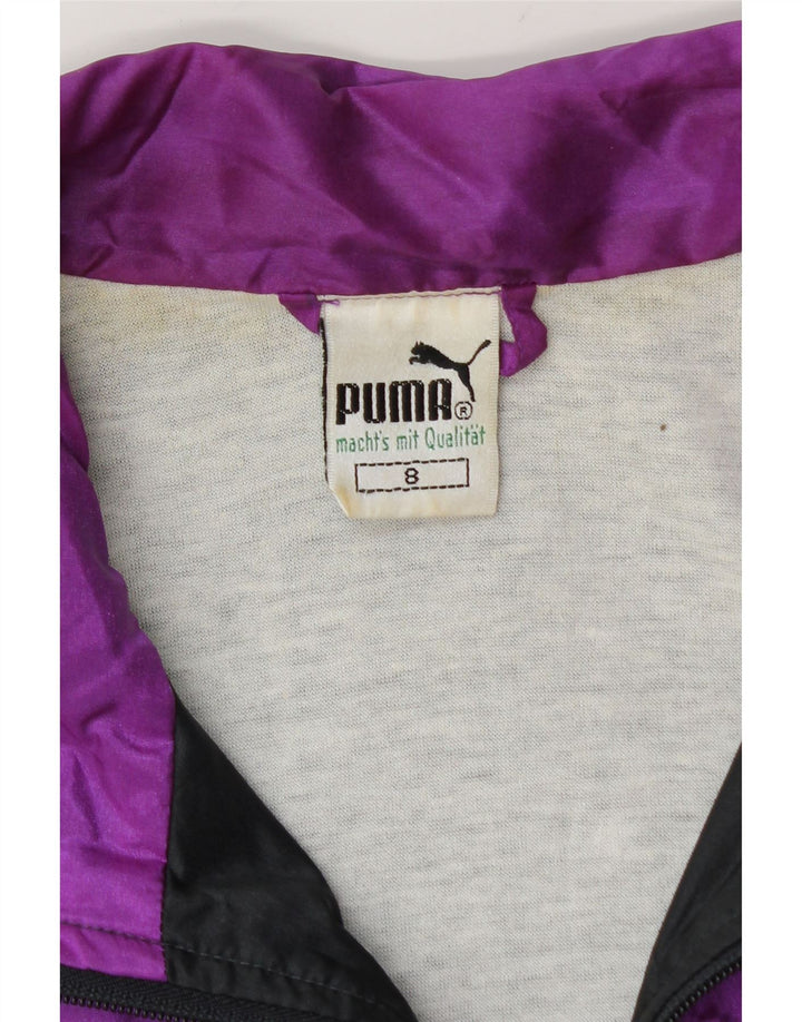 Puma Chaqueta De Chándal Extragrande De Poliamida Color Block Medium Negro Hombre