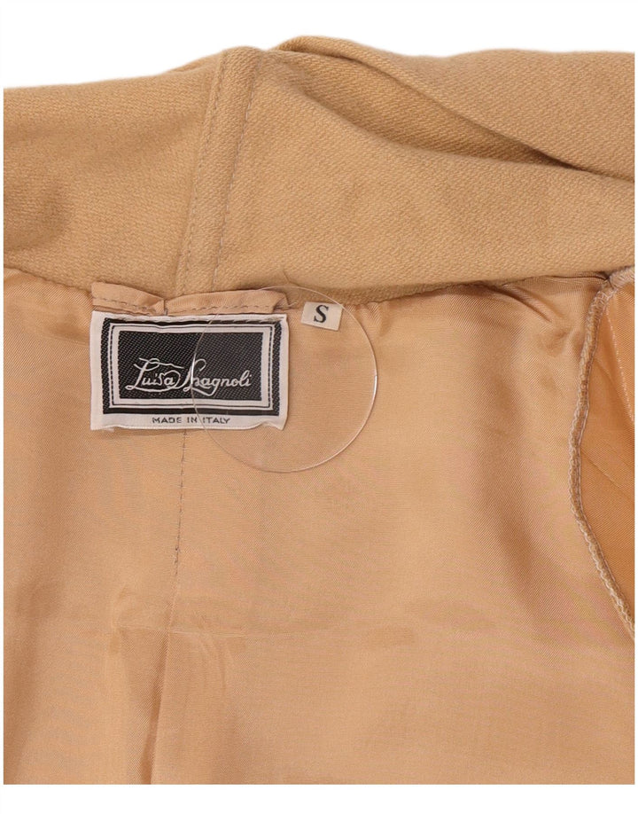 Luisa Spagnoli Abrigo abierto de gran tamaño para mujer UK 10 Small Beige