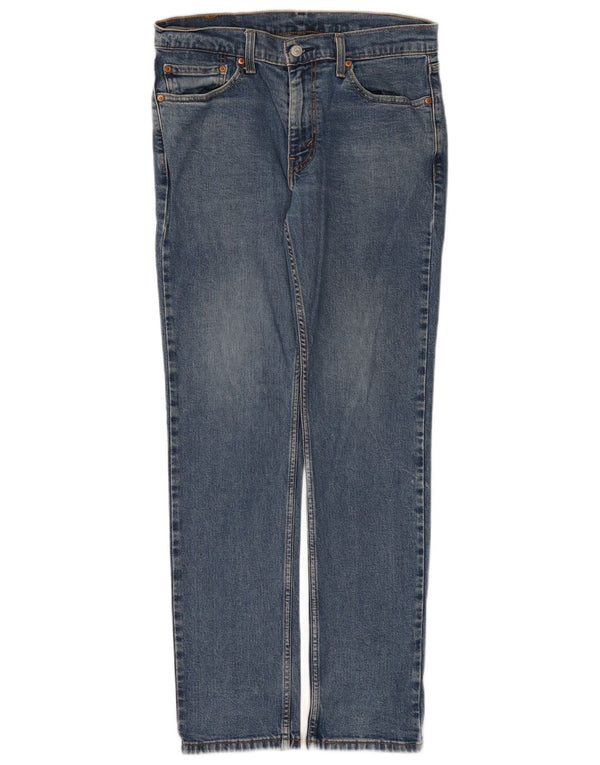 Levi's Hombre 511 Slim Jeans W32 L32 Algodón Azul