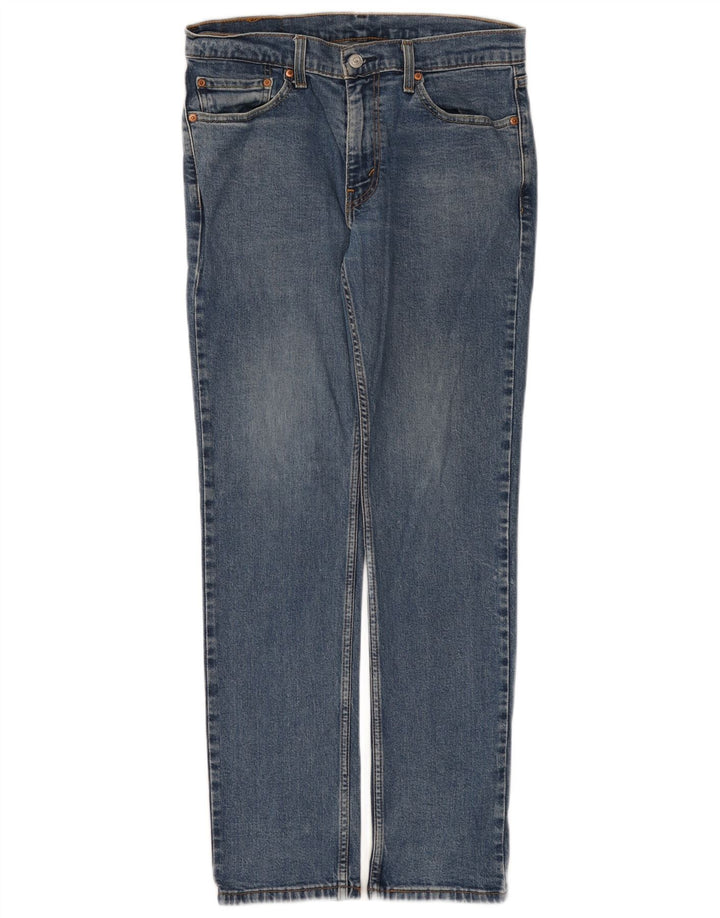 Levi's Hombre 511 Slim Jeans W32 L32 Algodón Azul