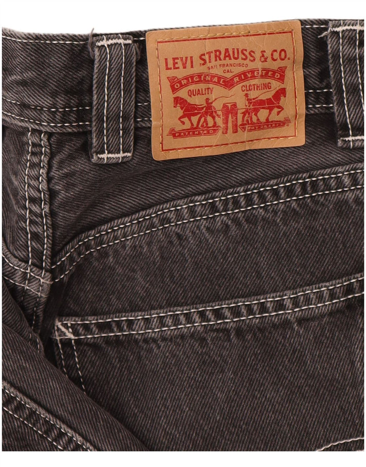 Vaqueros Levi's Cargo Tapered Para Mujer W25 L26 Algodón Gris