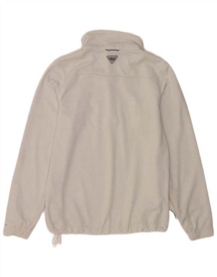 Columbia Sudadera Con Cremallera Y Cuello Para Hombre Jersey Small Gris Colorblock Poliéster