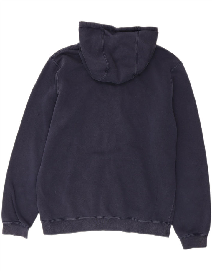 Nike Hombre Sudadera con capucha gráfica Jersey de algodón azul marino mediano