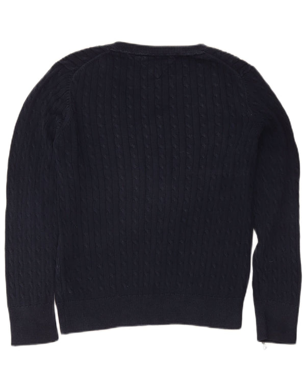 Tommy Hilfiger Suéter con Cuello en V para Mujer UK 40 XL Azul Marino