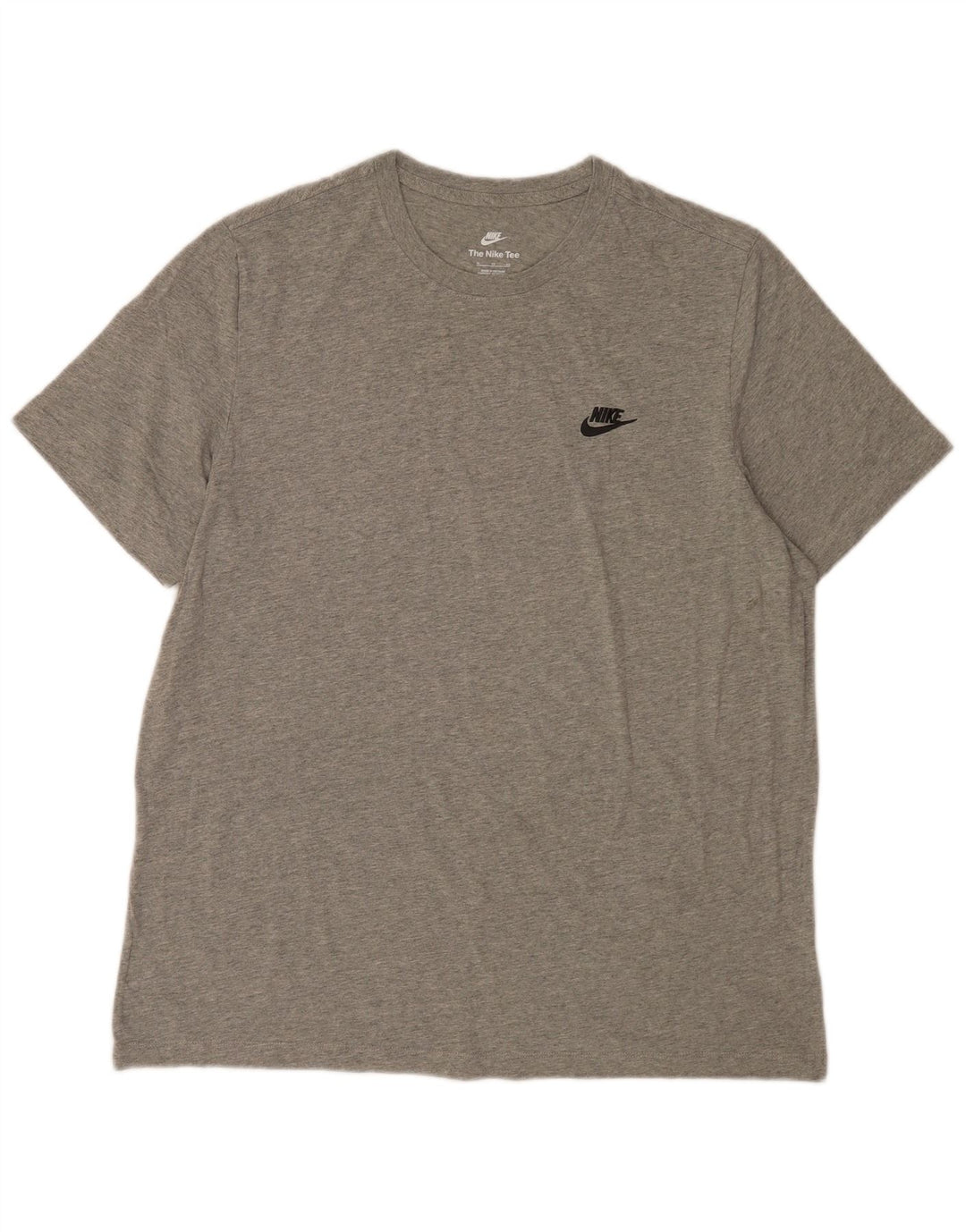 Camiseta Nike Hombre Top XL Algodón moteado gris