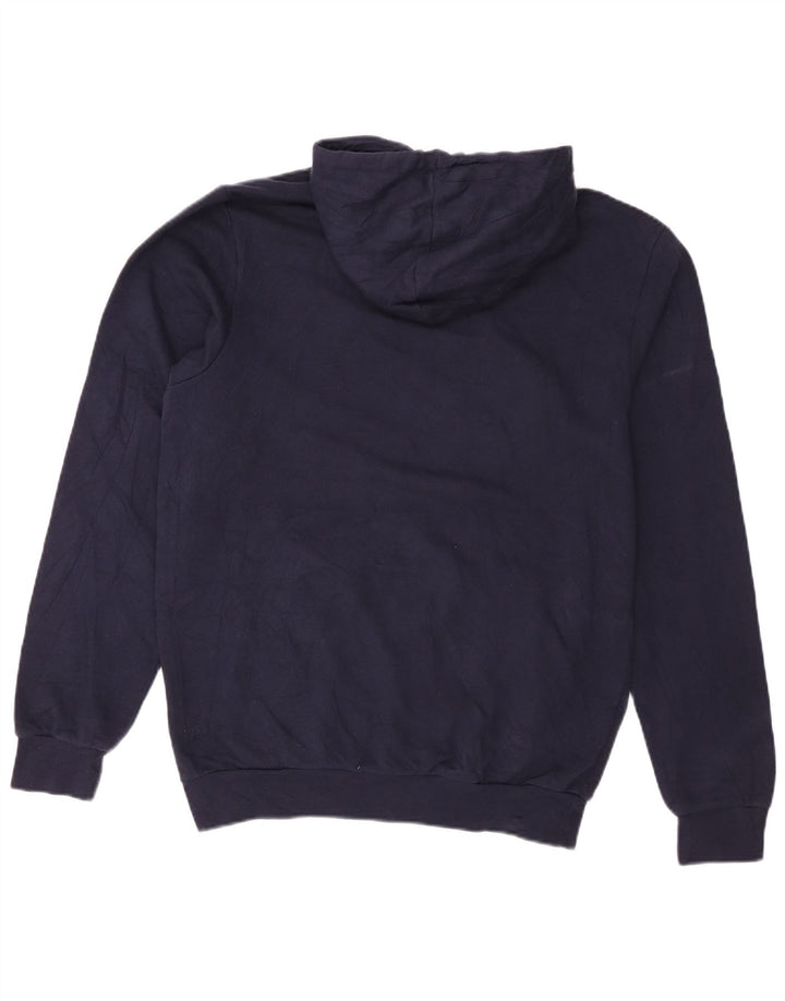 Adidas Hombre Sudadera Con Capucha Jumper Medium Azul Marino Algodón