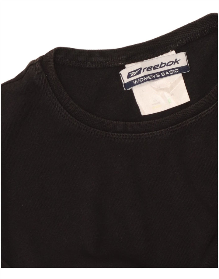 Reebok - Camiseta para mujer, talla 40, talla grande, color negro