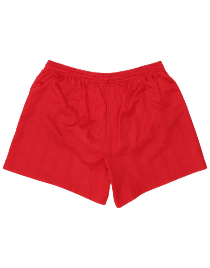 Pantalones cortos deportivos ADIDAS para hombre, poliéster rojo grande