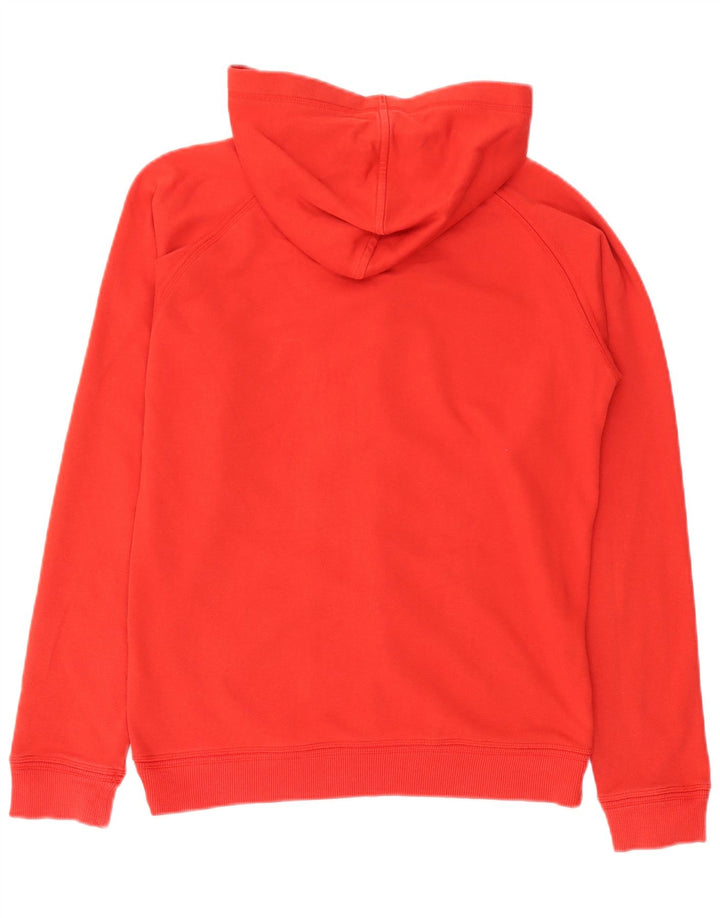 Asics Hombre Zip Sudadera Con Capucha Suéter Medio Rojo Algodón