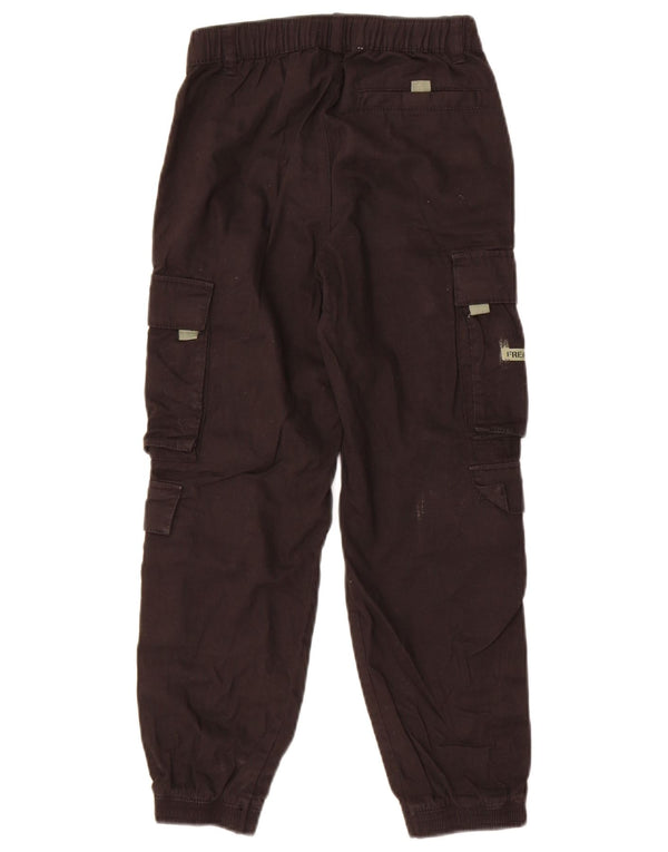 French Connection Pantalones cargo con gráficos para niños 9-10 años W24 L23 Negro