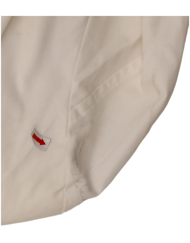 STEFANEL Mens 2 Button Blazer Jacket UK 42 XL White Polyester