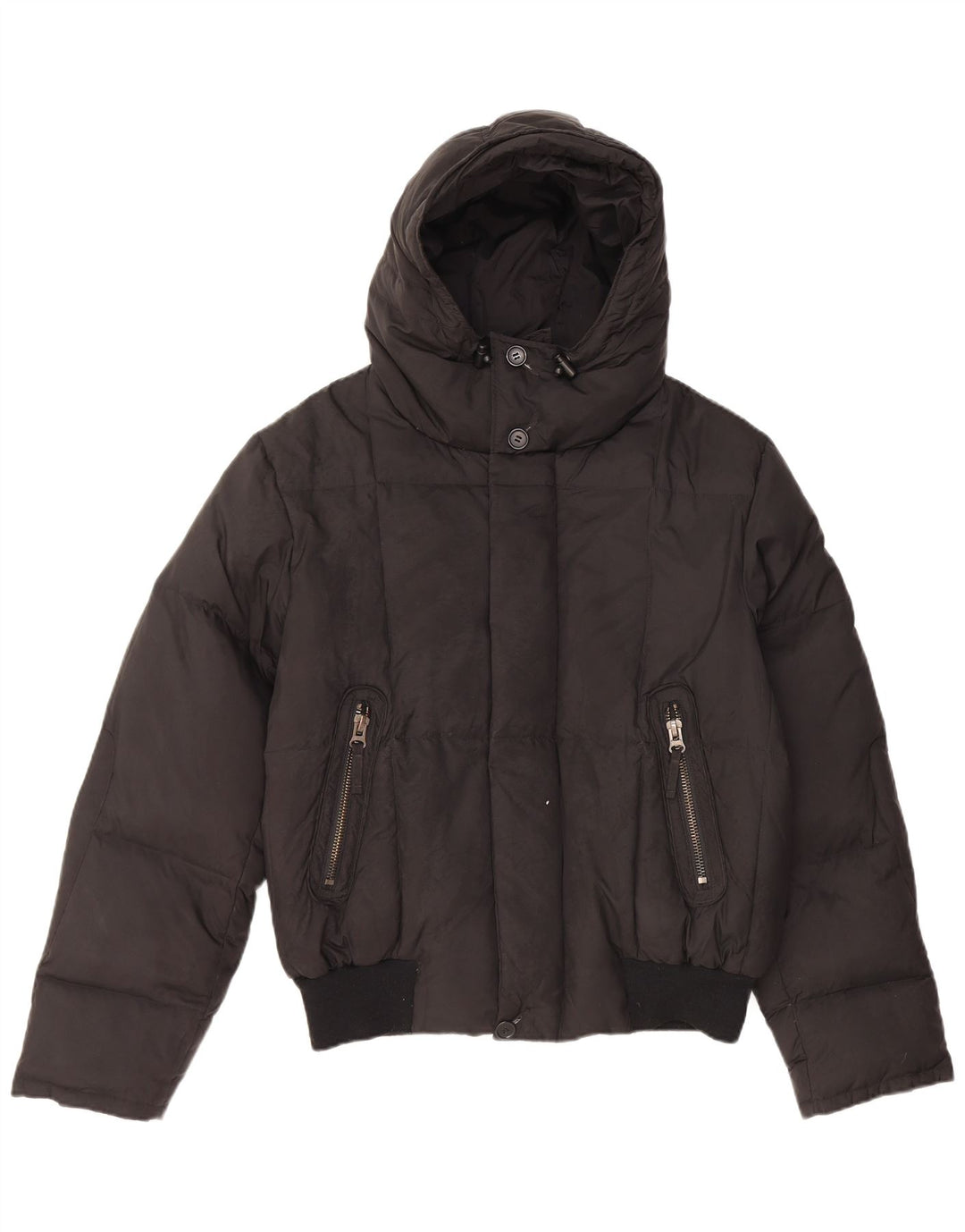 Iceport Chaqueta acolchada con capucha para mujer UK 40 Large Poliamida negra