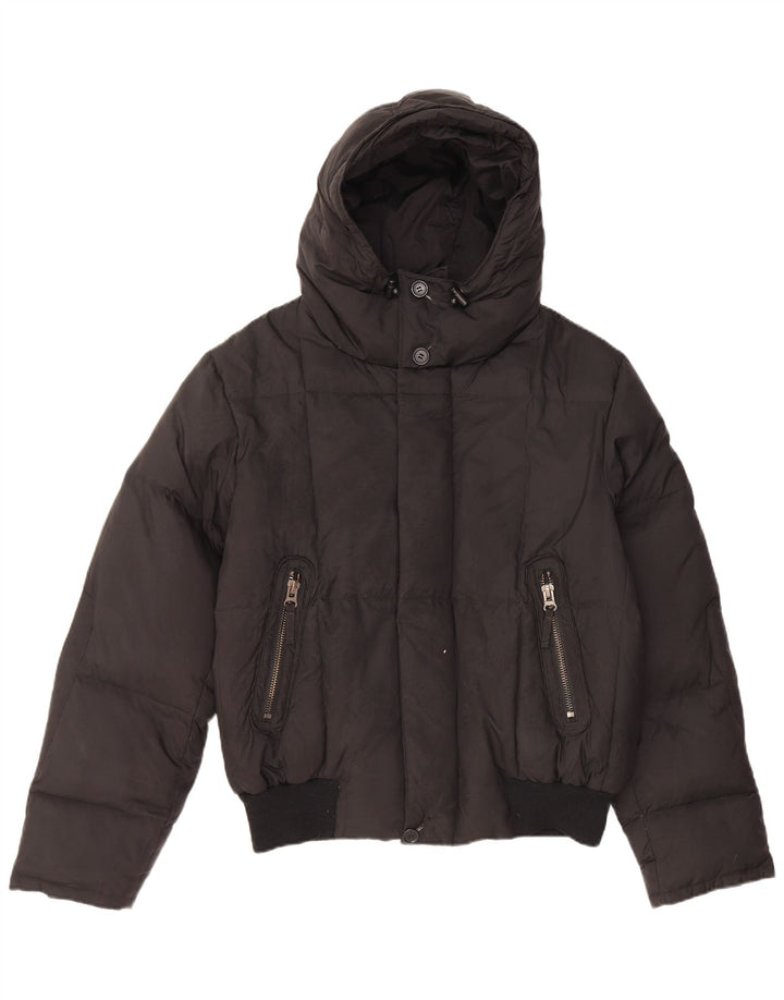 Iceport Chaqueta acolchada con capucha para mujer UK 40 Large Poliamida negra