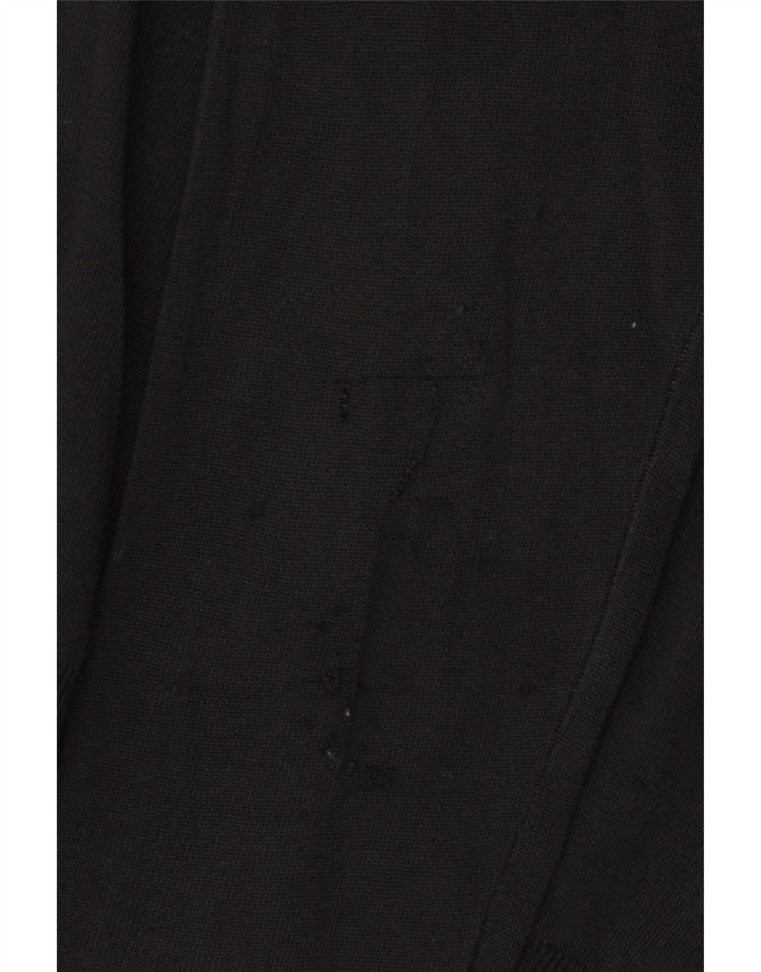 Zara Mujer Basic Crop Cardigan Top UK 44 Large Viscosa Negra