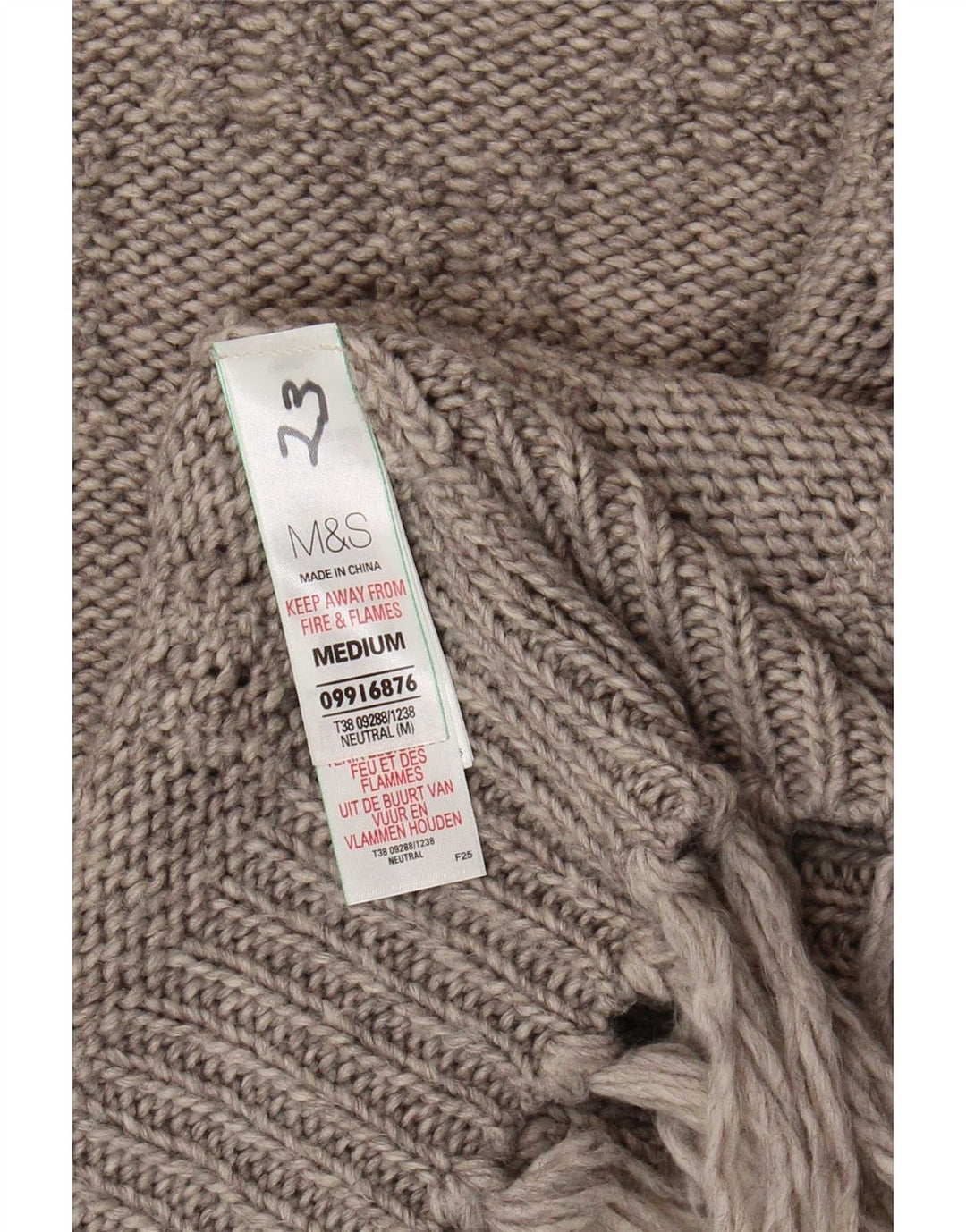 Marks & Spencer Suéter tipo cárdigan abierto de manga corta para mujer UK 44 Gris medio