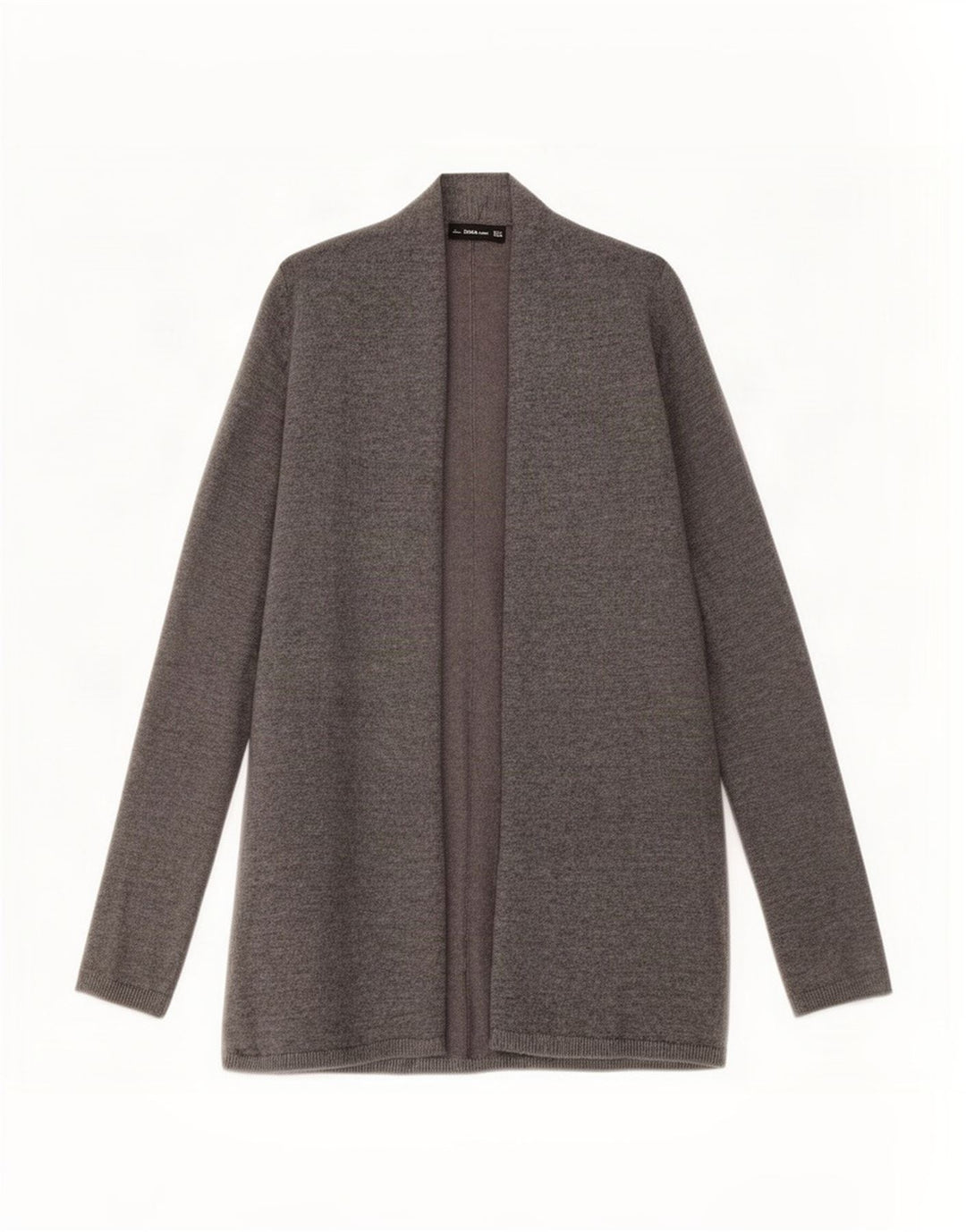 Zara Mujer Cárdigan Abierto Suéter UK 10 Small Gris