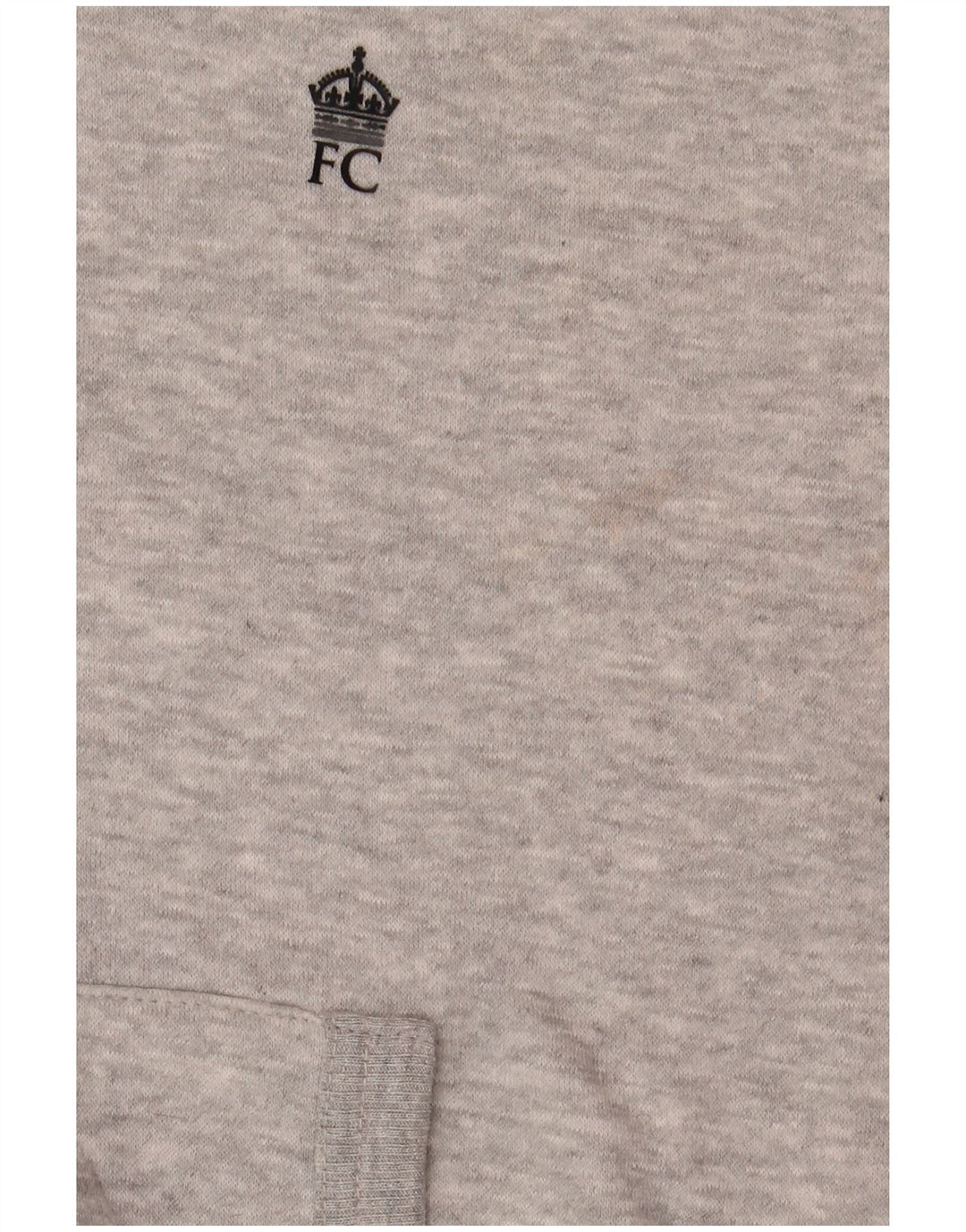 French Connection Jersey con capucha para hombre de algodón moteado gris pequeño