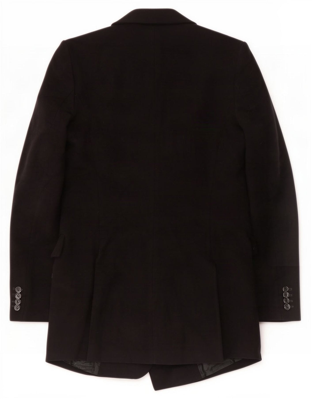 Zara Mujer Chaqueta Blazer De Doble Botonadura UK 42 Medium Black
