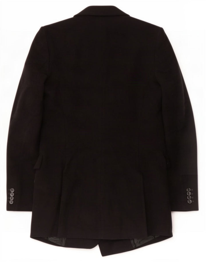 Zara Mujer Chaqueta Blazer De Doble Botonadura UK 42 Medium Black
