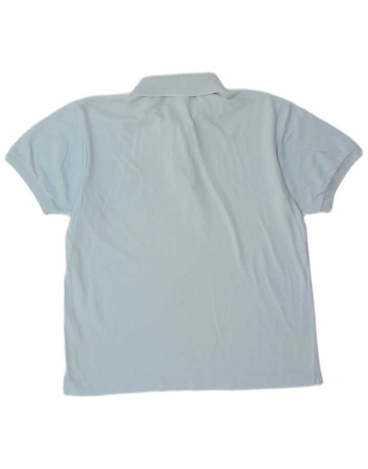 Polo Lacoste para hombre talla 4 algodón azul medio