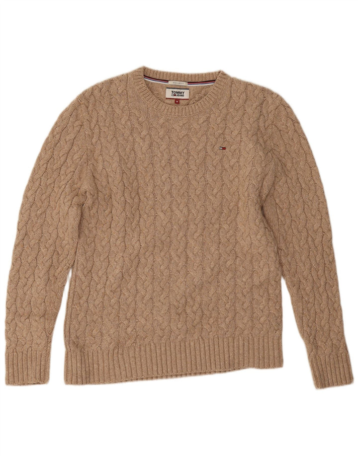 Tommy Hilfiger Jersey Regular Fit con Cuello Redondo para Hombre Beige Medio