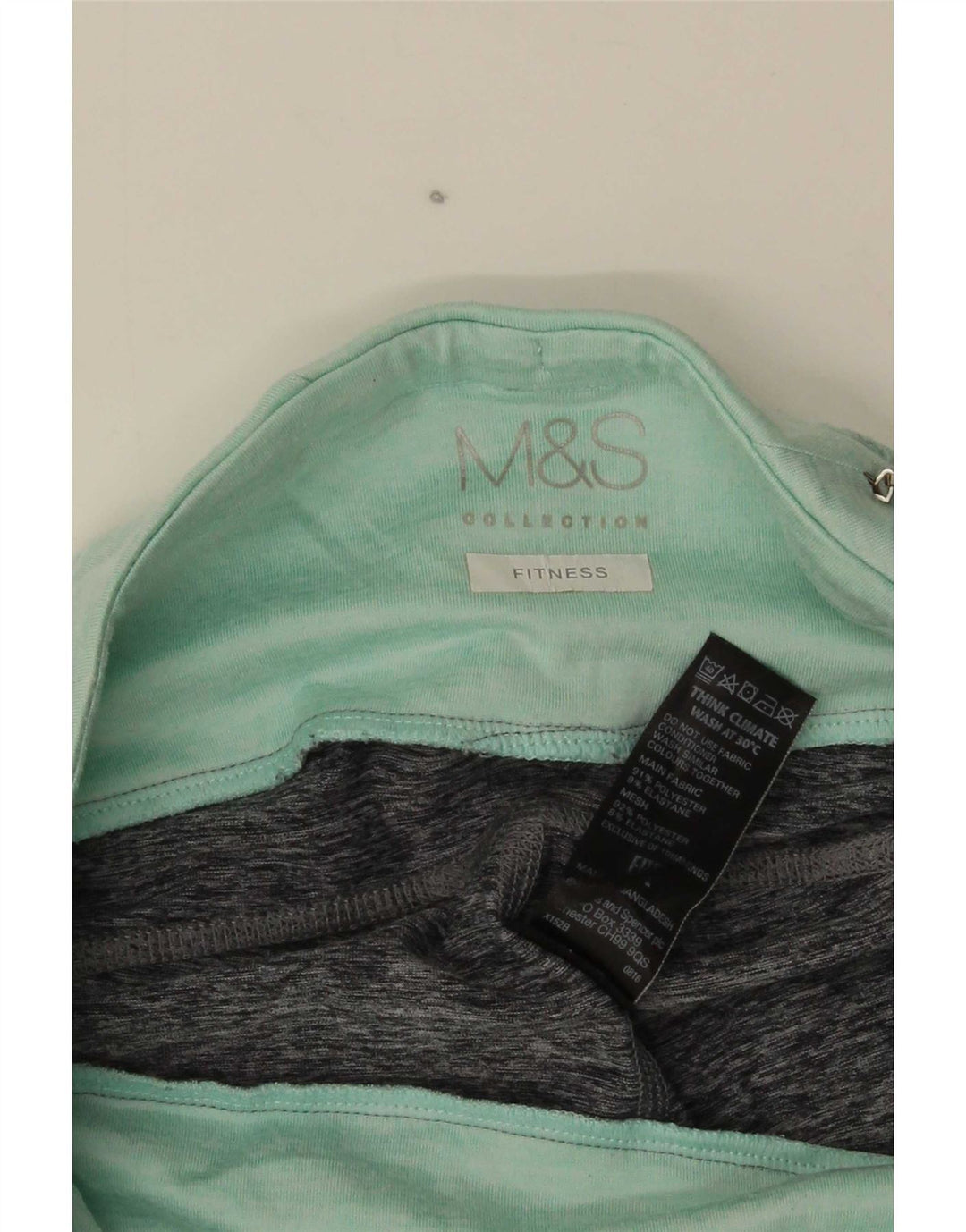Marks & Spencer Leggings capri para mujer Reino Unido 42 Gris medio Colorblock