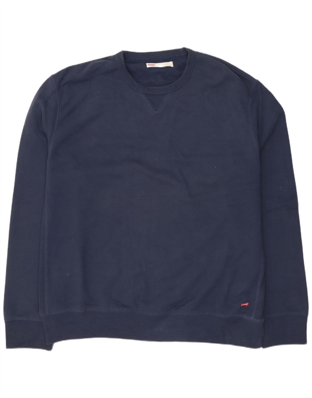 LEVI'S Sudadera de ajuste estándar para hombre, talla 2XL, algodón azul marino