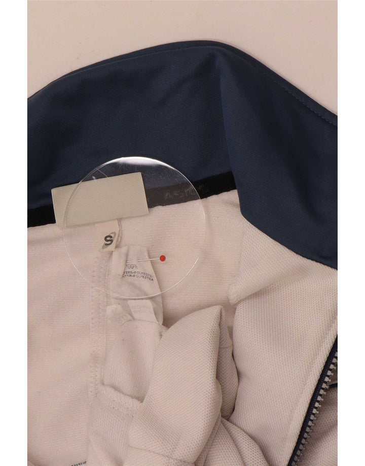 Asics Hombre Chándal Top Chaqueta Pequeña Poliéster Blanco