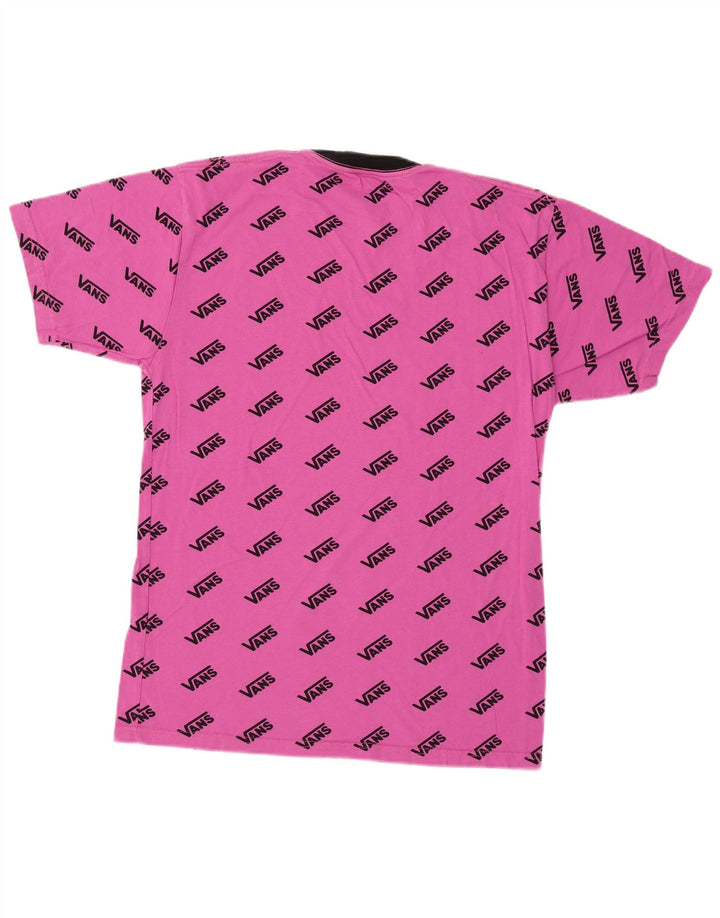 Camiseta Vans Premium Graphic para hombre, parte superior de algodón rosa medio