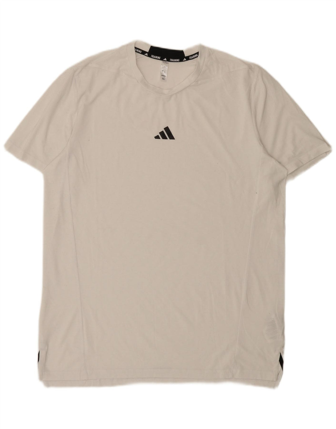 Adidas Hombre Camiseta Top Grande Blanco Poliéster Deportes
