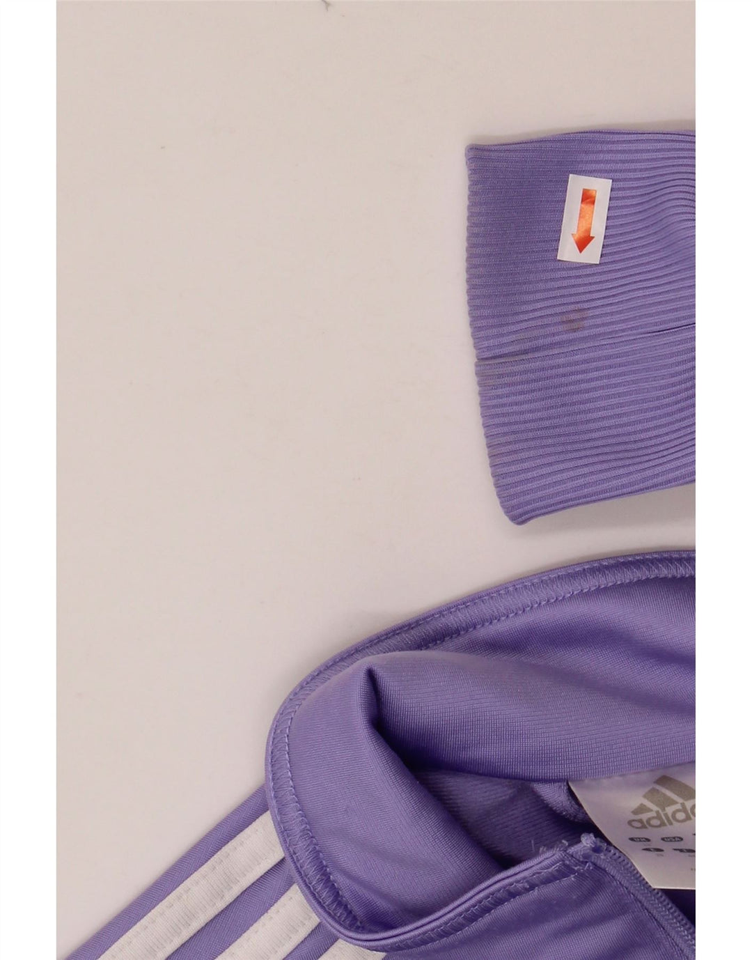 ADIDAS Chaqueta superior de chándal para mujer Reino Unido 12 Poliéster morado mediano