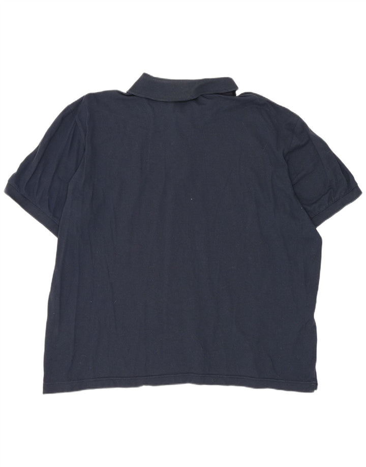 SERGIO TACCHINI Polo para hombre IT 52 Large Algodón azul marino