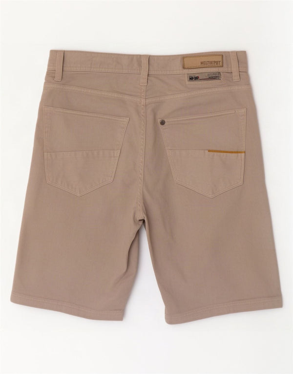 Meltin' Pot Pantalones cortos casuales para mujer W32 Algodón beige grande