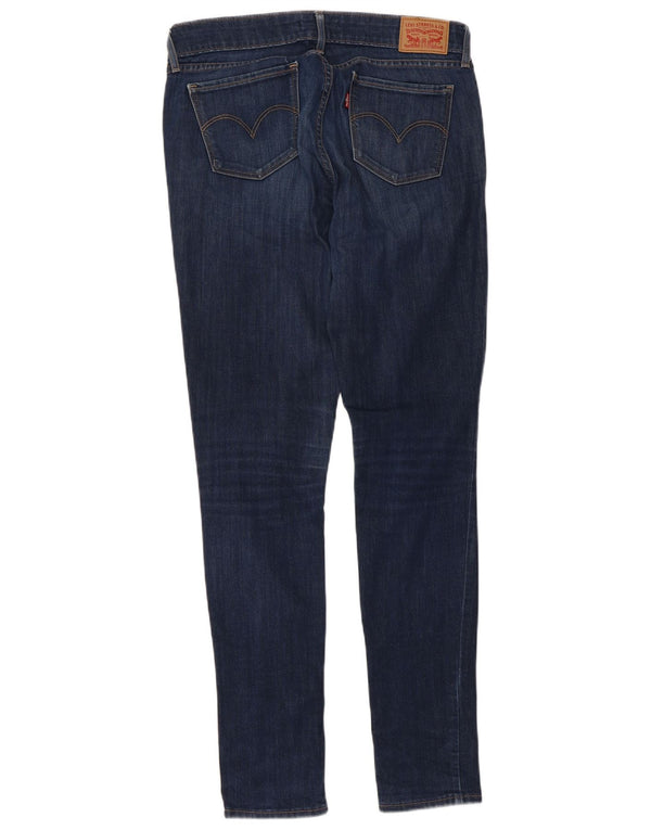 Levi's Jeans Ajustados 711 Para Mujer W29 L32 Algodón Azul Marino