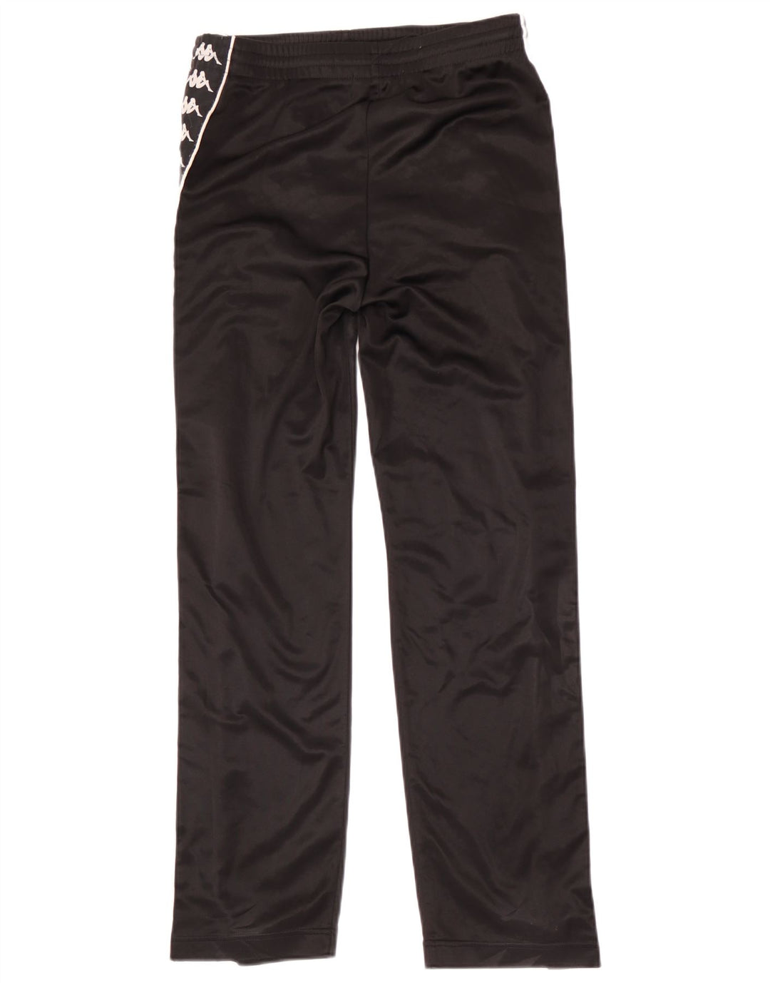 Kappa Hombre Pantalones De Chándal Gráfico Small Poliéster Negro