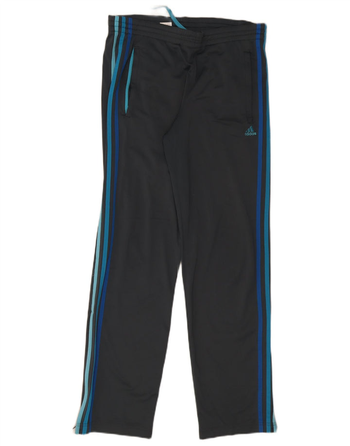 Adidas Pantalones de chándal para hombre UK 36/38 Small Gris Poliéster