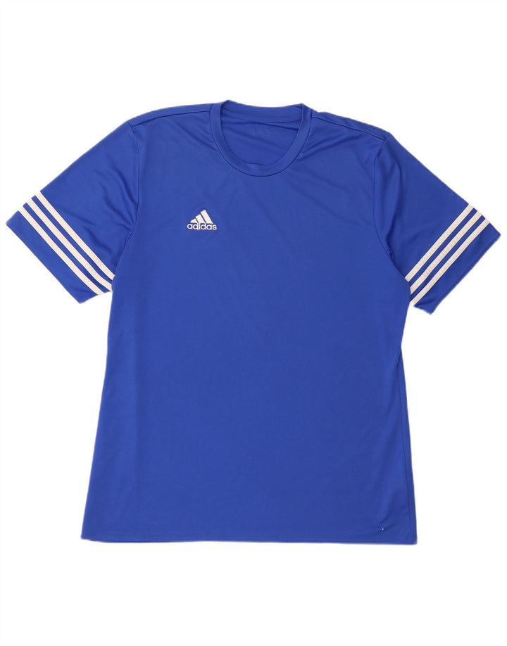 Adidas Camiseta Hombre Top 2XL Azul Poliéster
