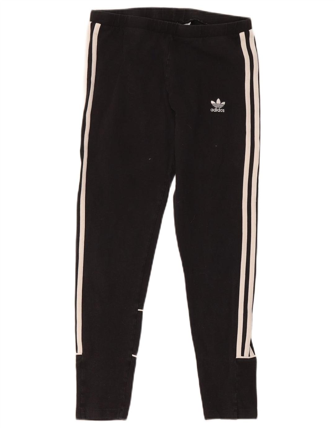 Adidas - Leggings cortos para mujer (talla 40), algodón negro mediano