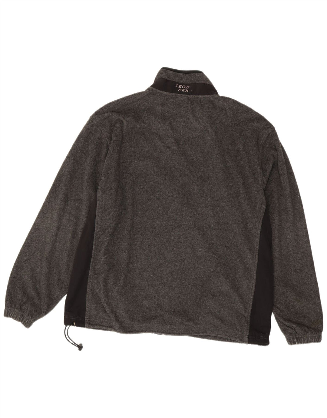 Chaqueta polar Izod para hombre UK 44 2XL Gris Colorblock Poliéster