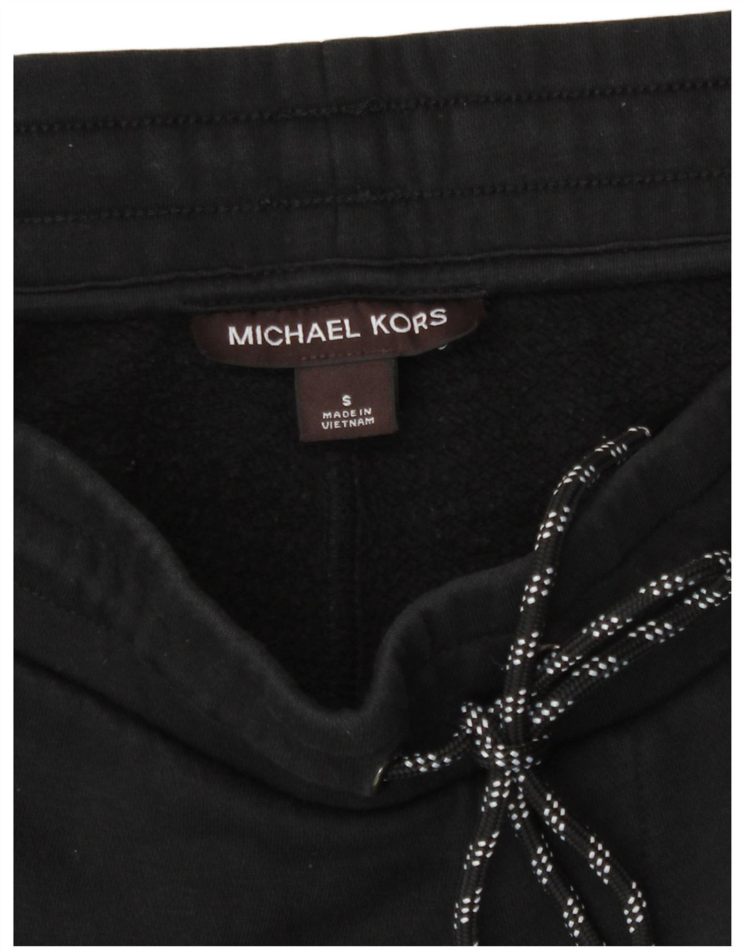 Michael Kors Mens Graphic Chándal Pantalones Joggers Pequeño Poliéster Negro