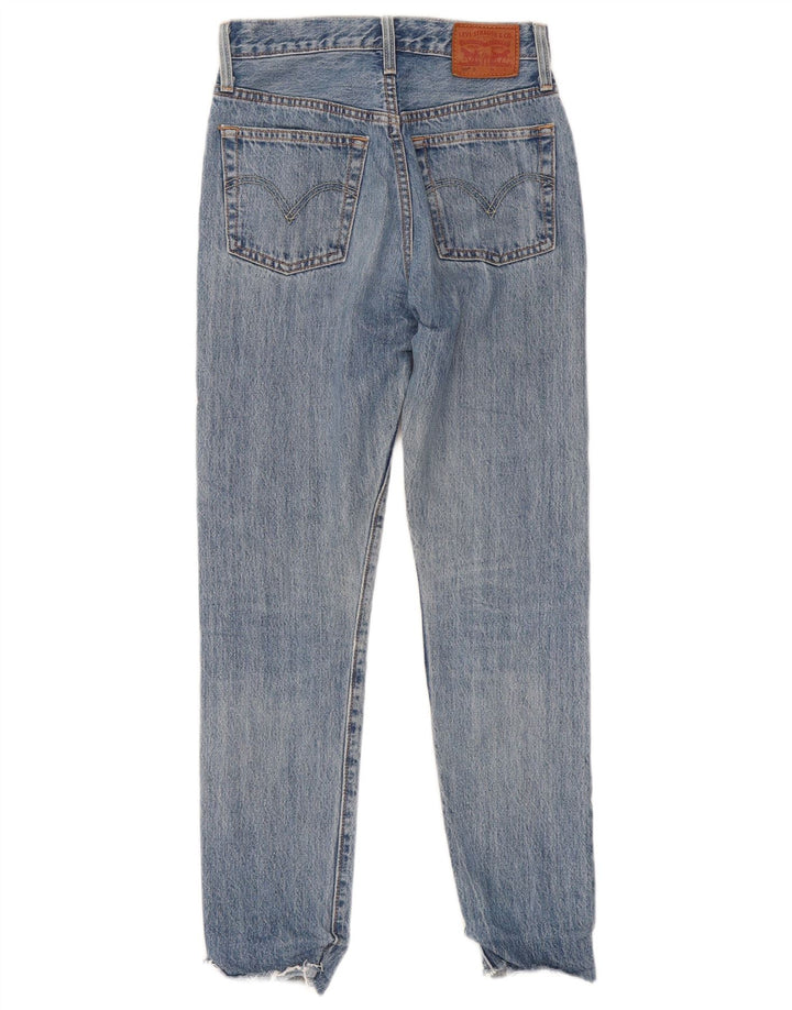 Vaqueros Levi's Mujer 501 Rectos W23 L27 Algodón Azul