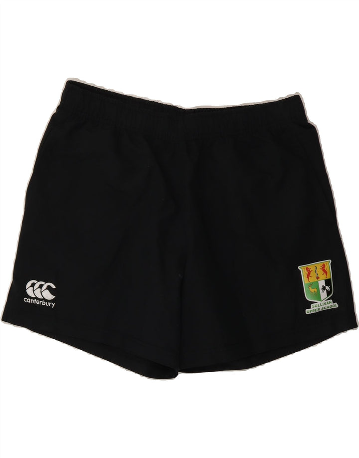 CANTERBURY Womens The Sullivan Sport Shorts UK 12 Medium Black Polyester Vintage Canterbury and Second-Hand Canterbury from Messina Hembry 