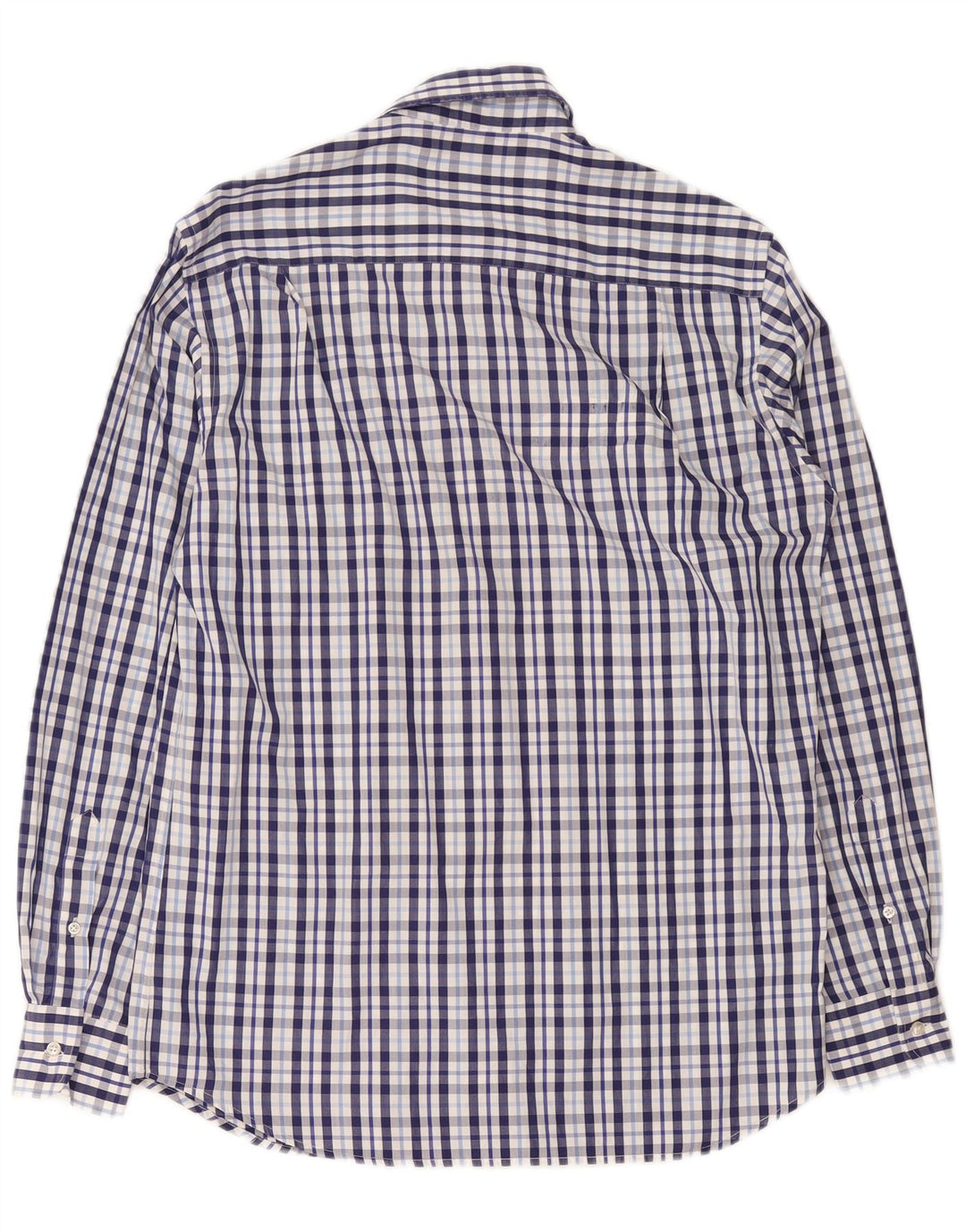 Paul & Shark Camisa De Cuadros De Algodón A Cuadros Azul Medio | Hombre