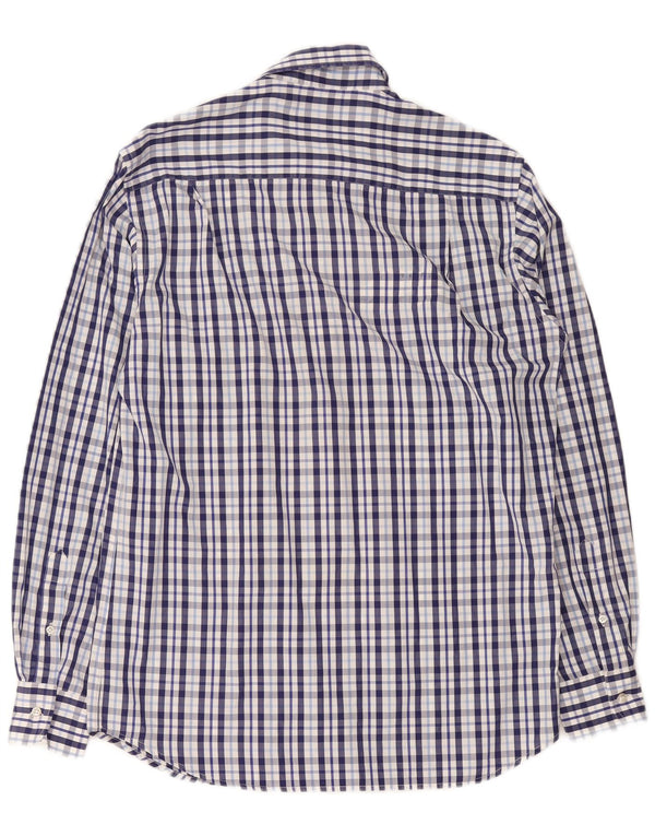 Paul & Shark Camisa De Cuadros De Algodón A Cuadros Azul Medio | Hombre