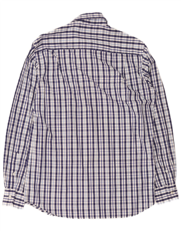 Paul & Shark Camisa De Cuadros De Algodón A Cuadros Azul Medio | Hombre