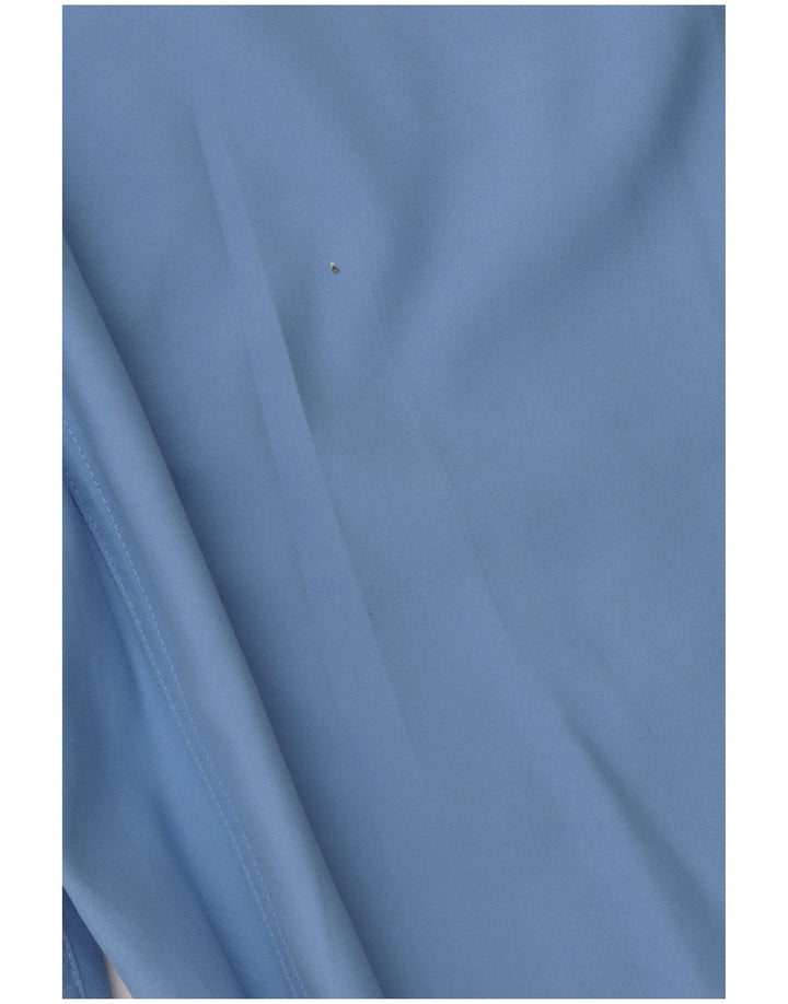Izod Pantalones Capri para Mujer US 12 Grande W34 L21 Poliéster Azul