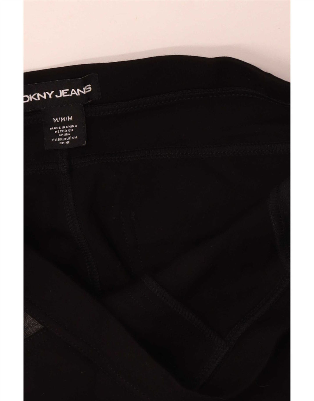 Dkny Pantalones Casuales Slim para Mujer Medium W30 L29 Viscosa Negra