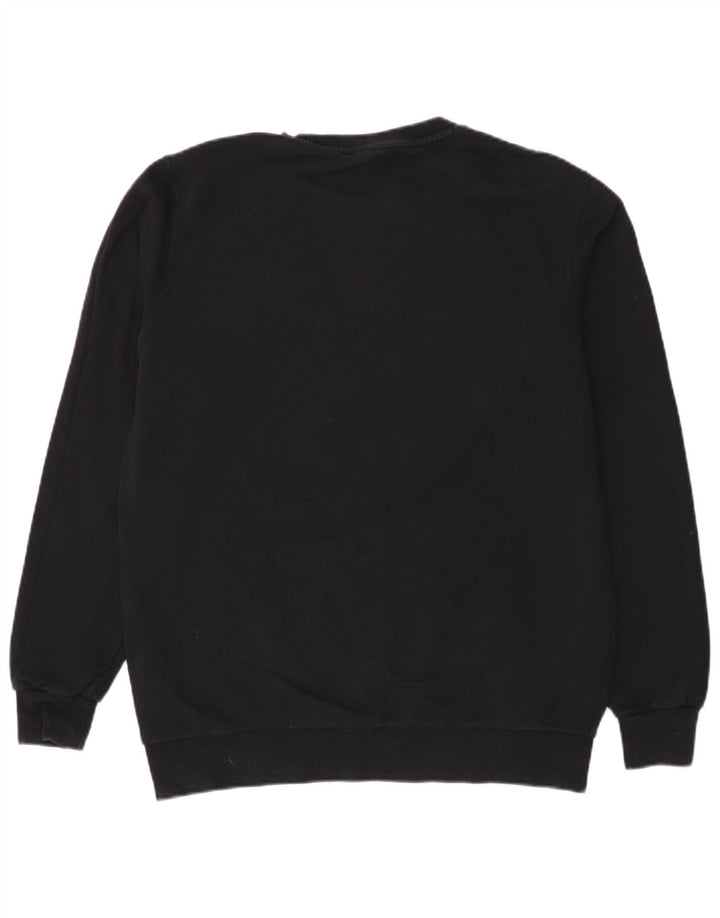 Puma Hombre Sudadera Jumper Grande Algodón Negro